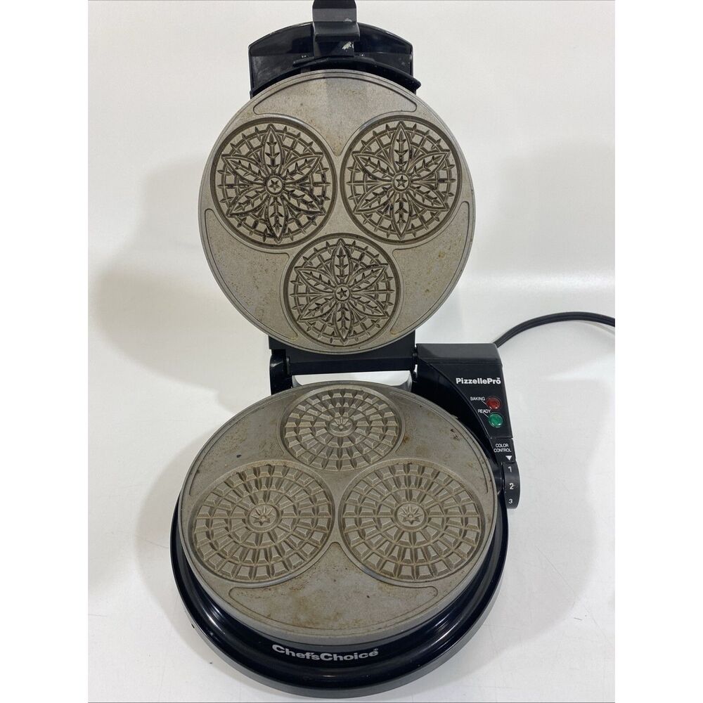 Chef’s Choice PizzellePro Express Bake‎ 835 Pizzelle Waffle Cannoli Maker Press
